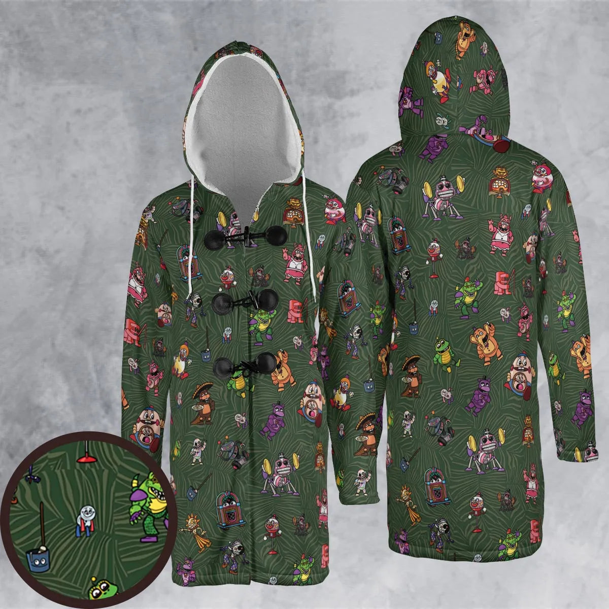 Hooded Cloak Coat - E9WCENGG