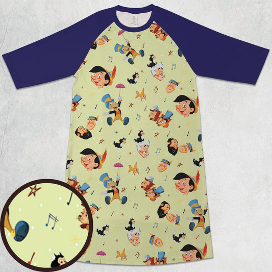 3/4 Sleeve Raglan Dress - 1KW4B5ZJ