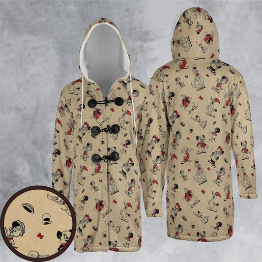 Hooded Cloak Coat - A5FSC9MF