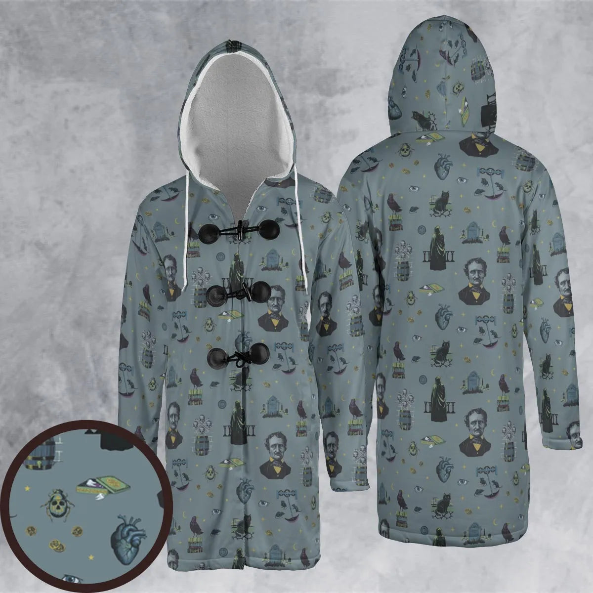 Hooded Cloak Coat - 6EHQ23UE