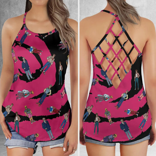 Criss Cross Tank Top - WN45YF7Y
