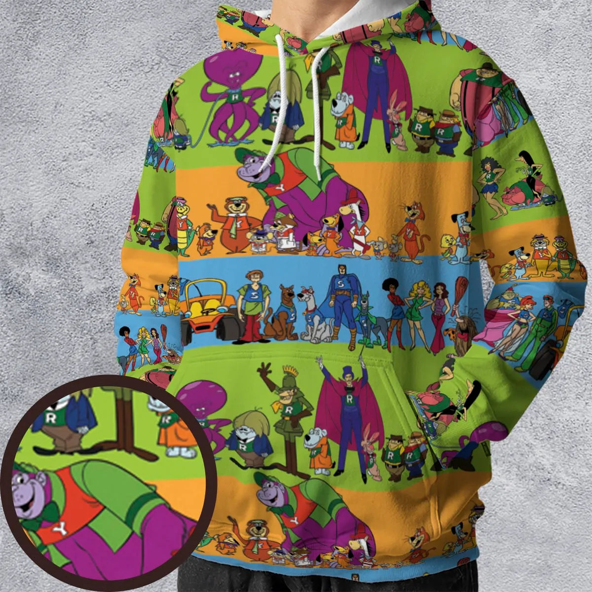All-over Print Hoodie - Z9D2VXHE