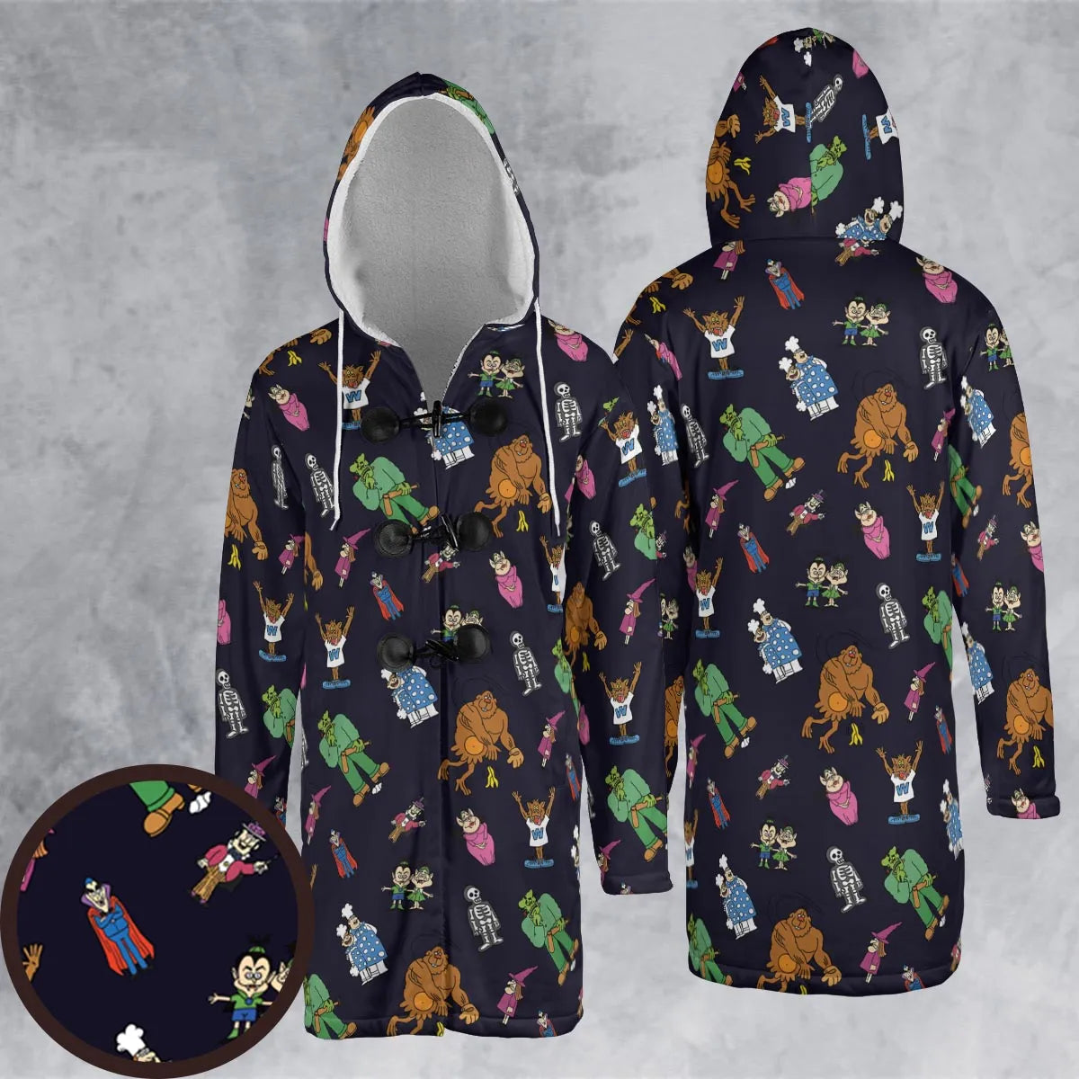 Hooded Cloak Coat - E95PQEB4
