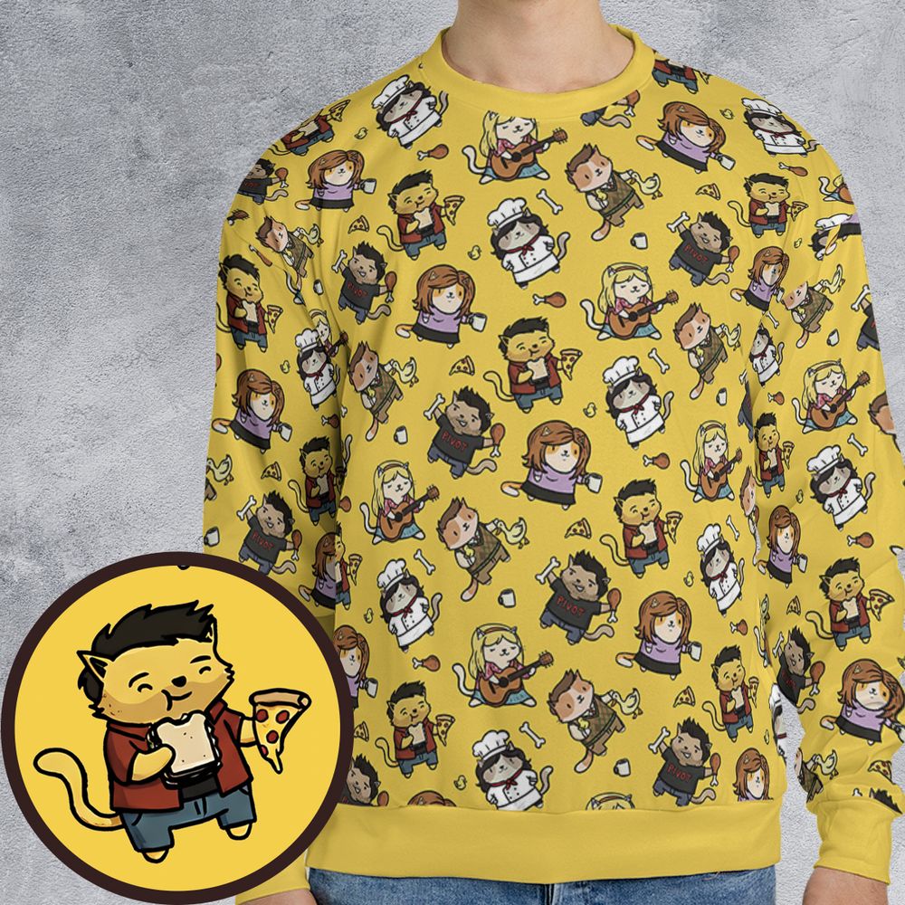 All-over Print Sweatshirt - JU3VBUQ2 -  - 1