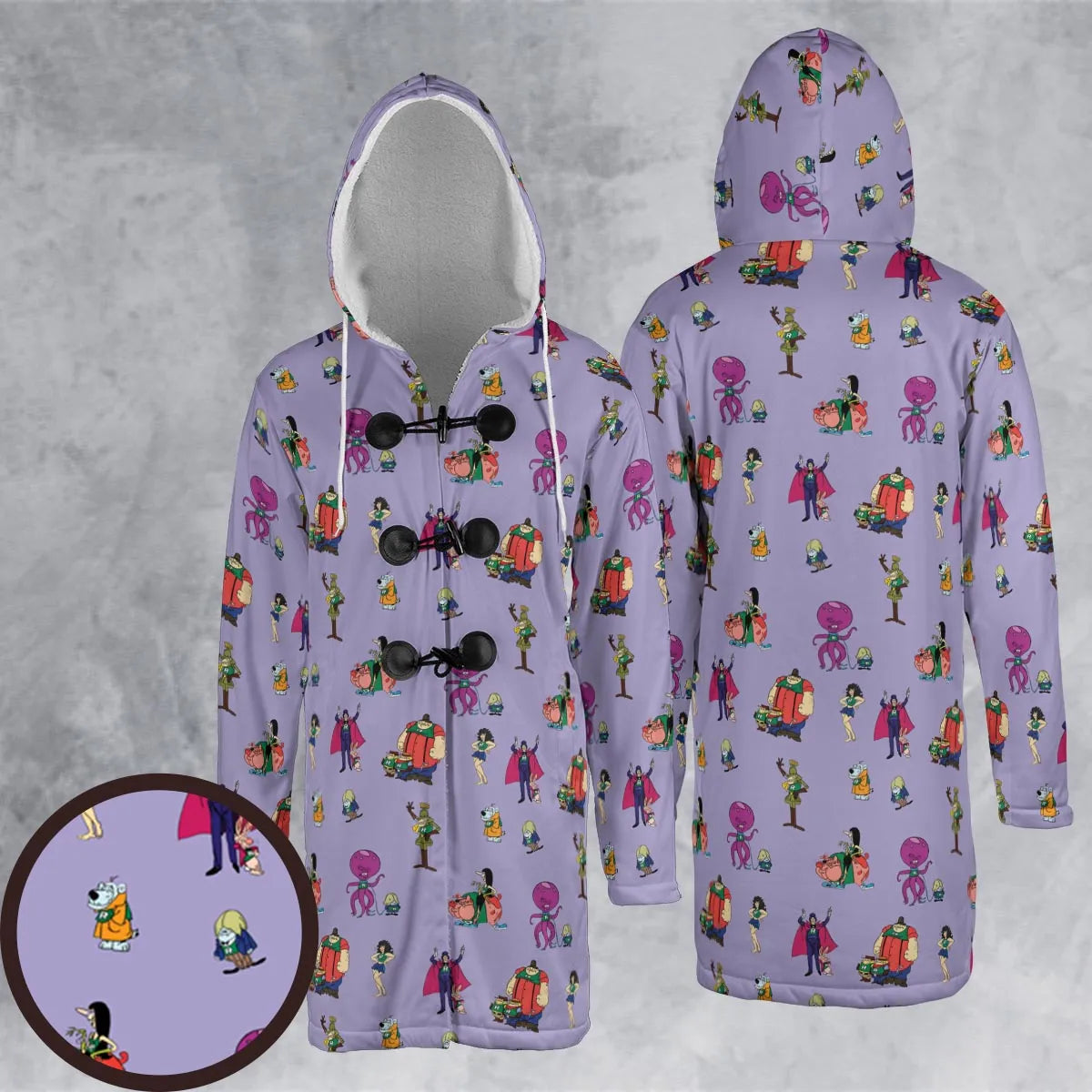 Hooded Cloak Coat - HVBYVZV4