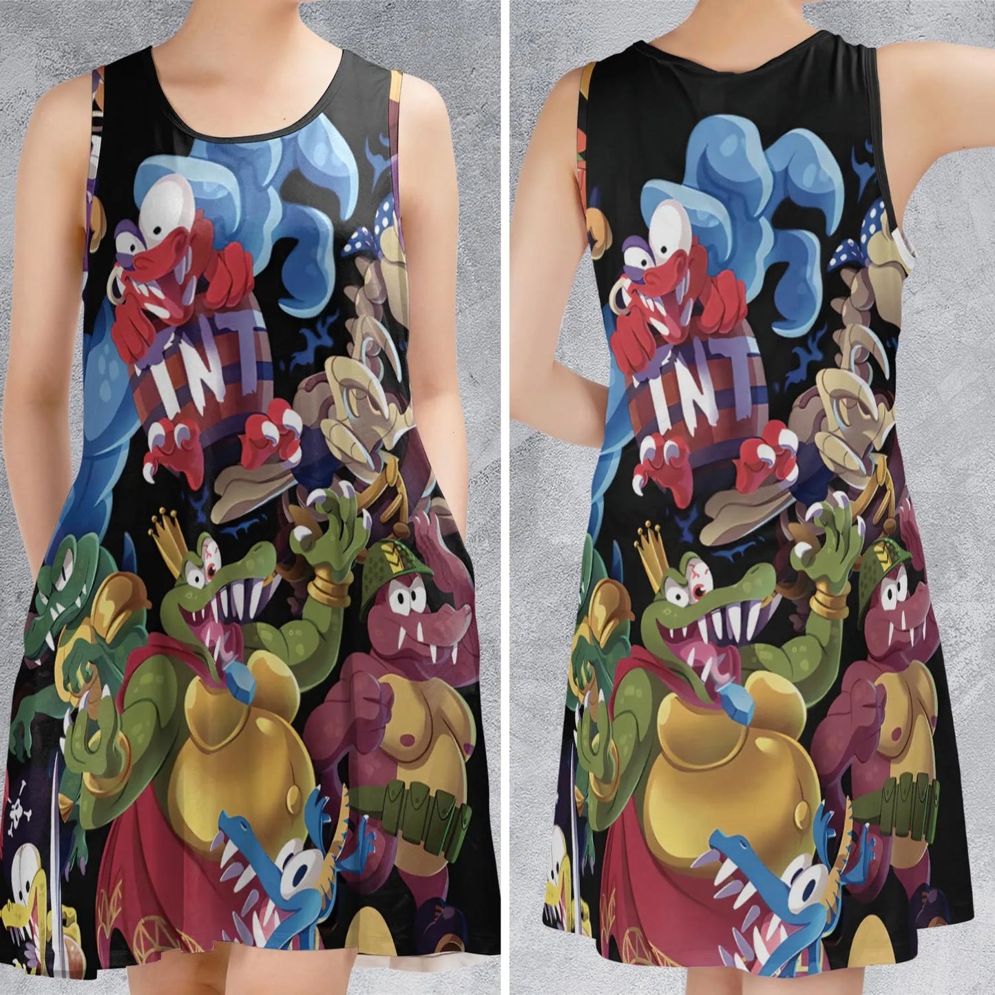 Sleeveless Dress - QH4TY76B