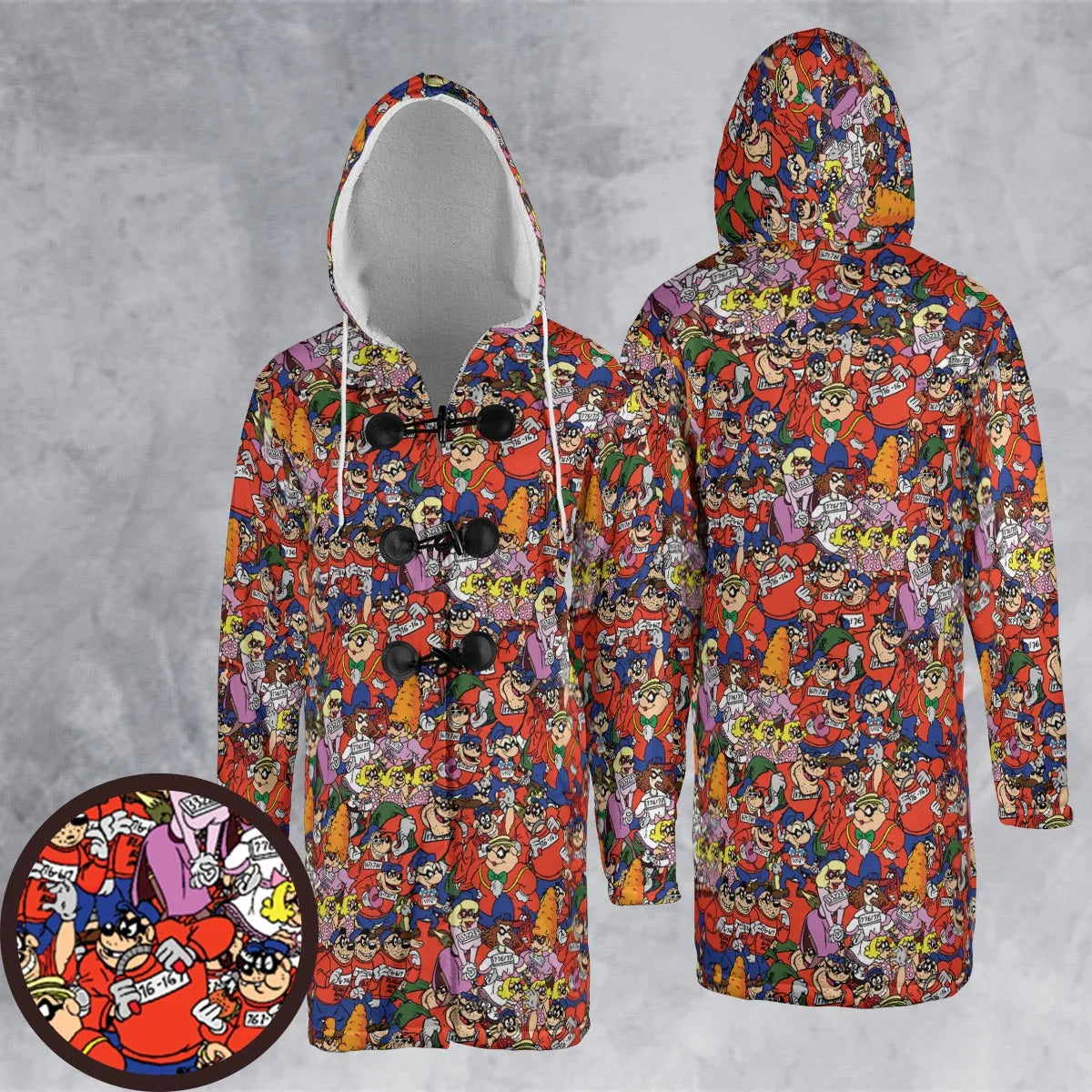 Hooded Cloak Coat - 3SUU5GWF