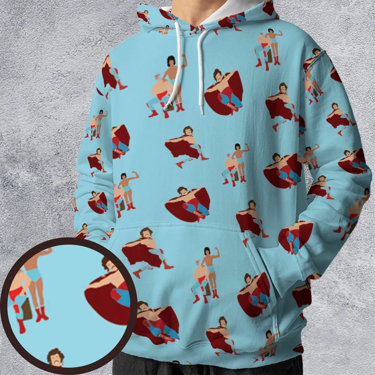 All-over Print Hoodie - 3DXEZA3N