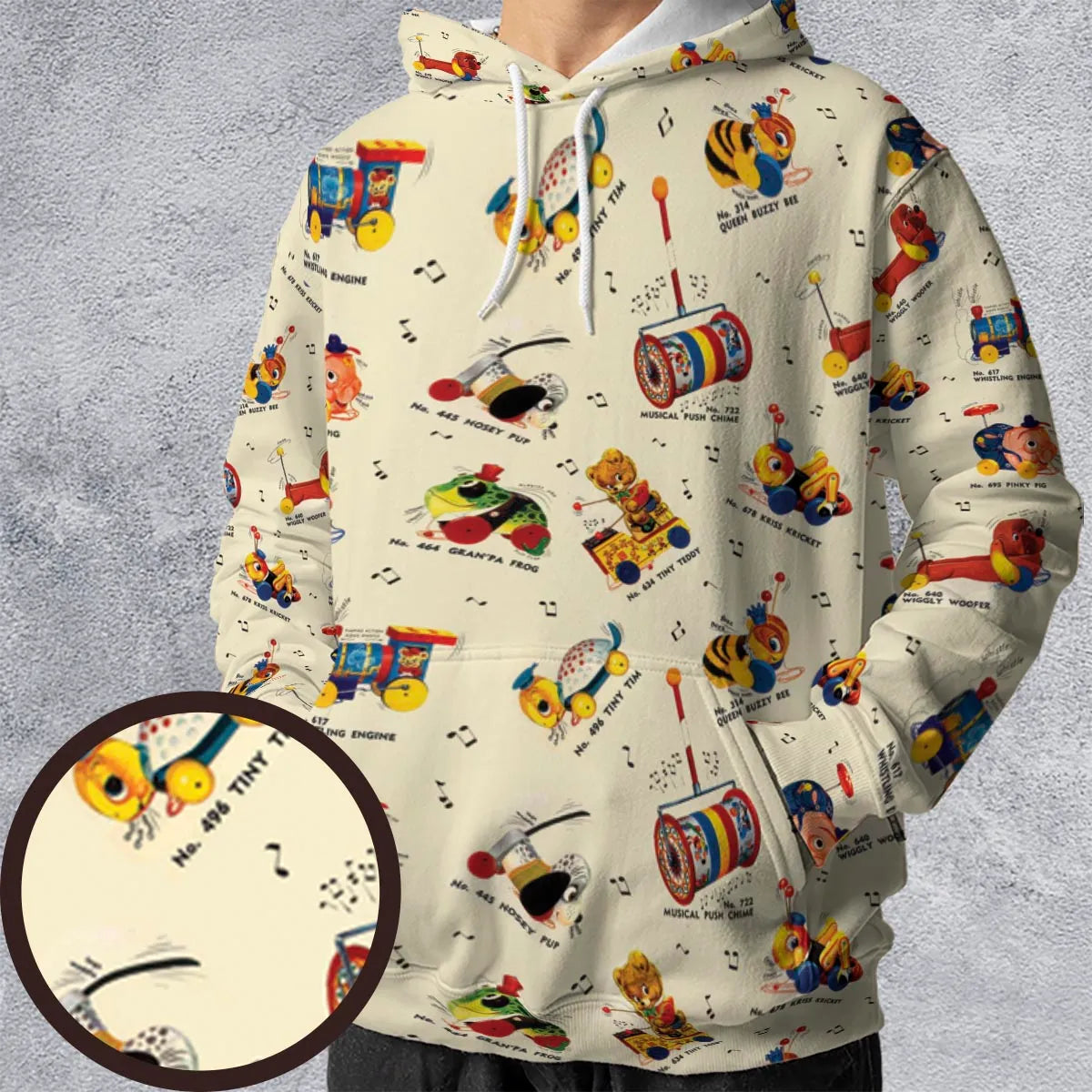 All-over Print Hoodie - XBPFHWDH