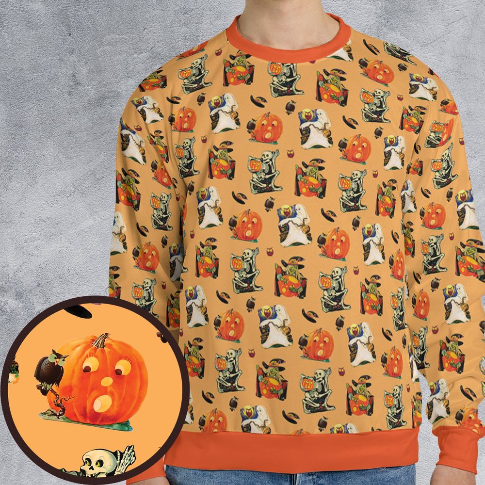 All-over Print Sweatshirt - U43KD985 -  - 1