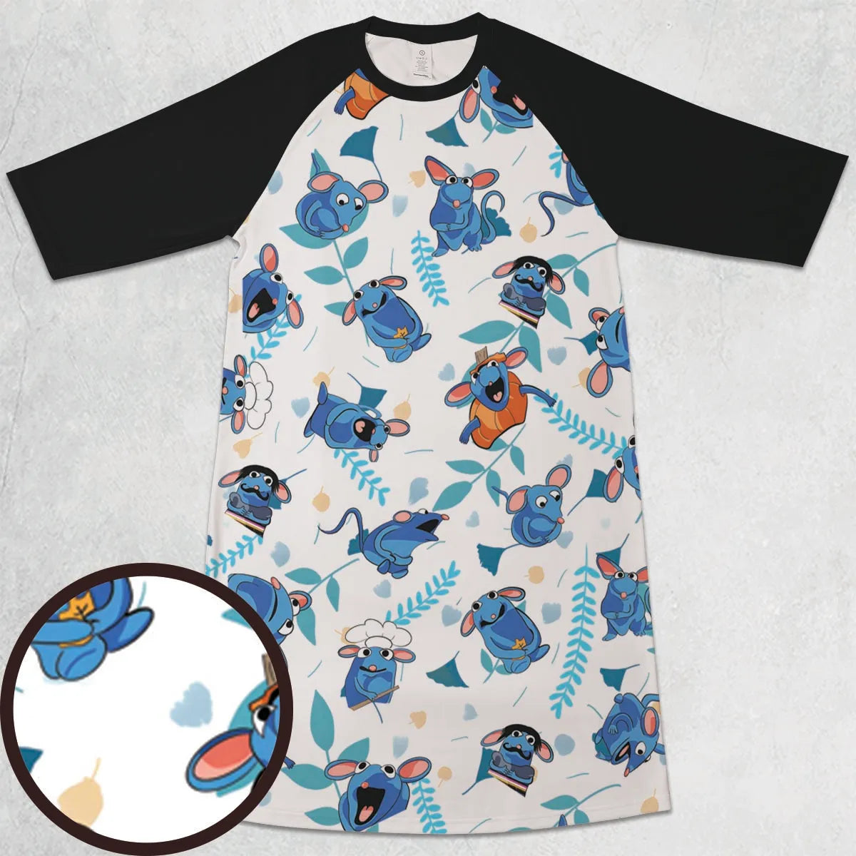 3/4 Sleeve Raglan Dress - U269Y1K4