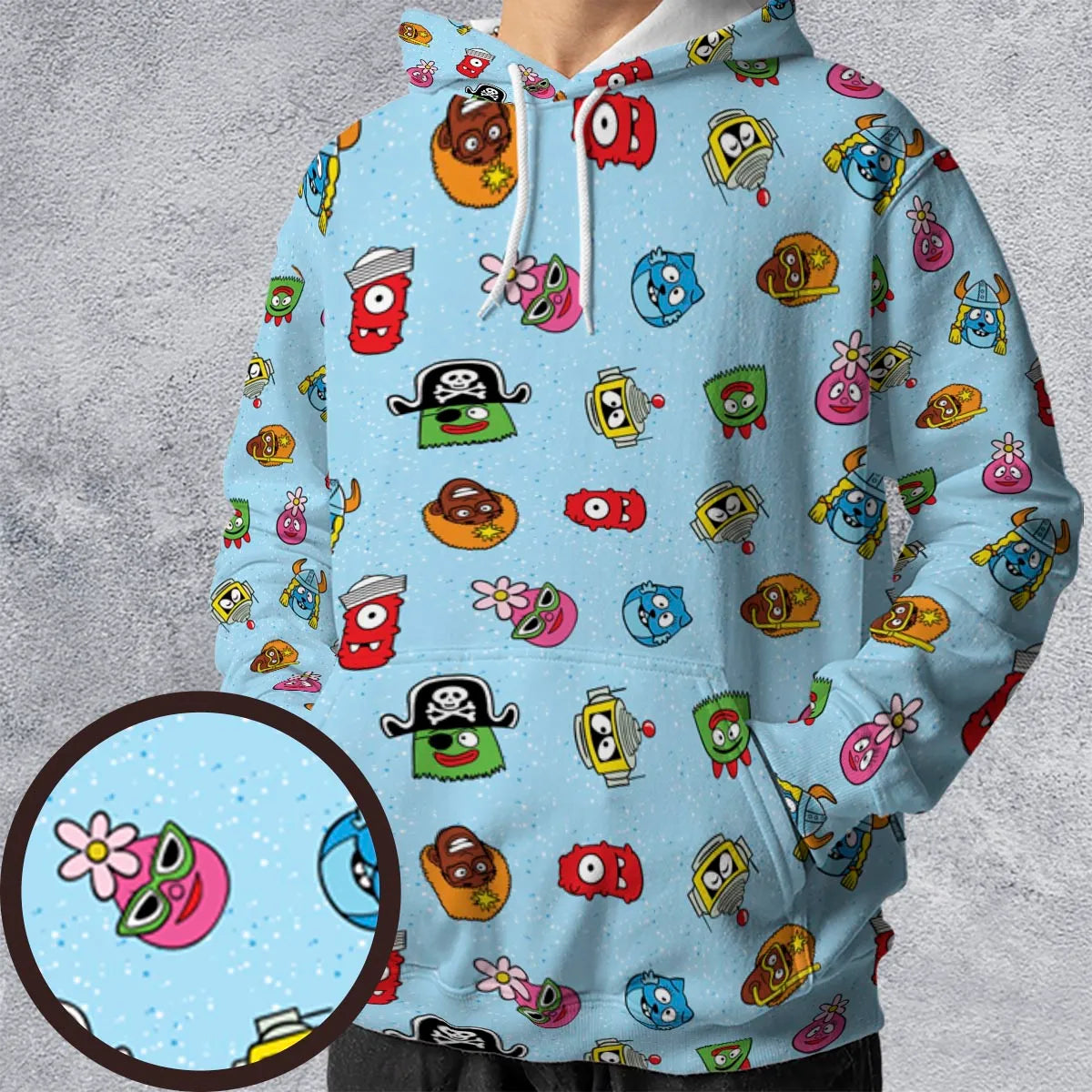 All-over Print Hoodie - D56SXCSG