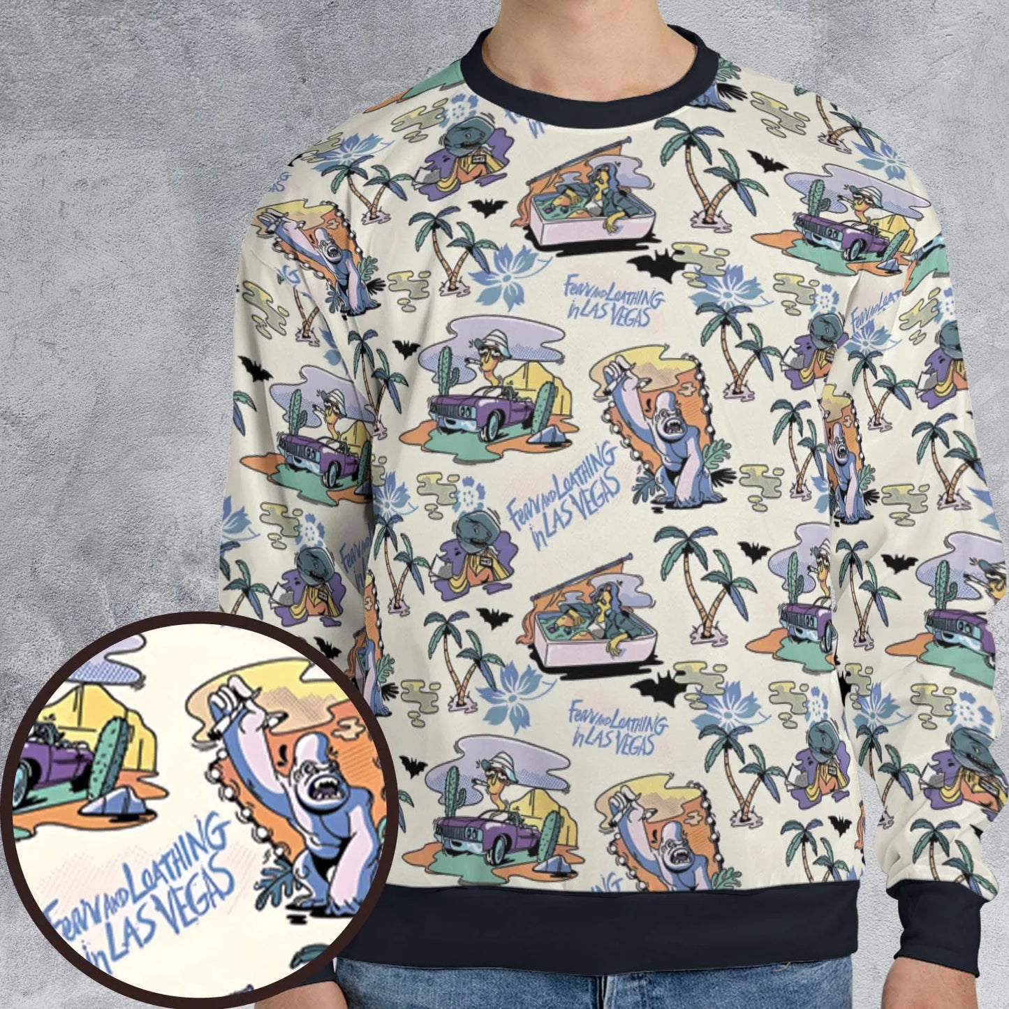 All-over Print Sweatshirt - X3BY4NVT