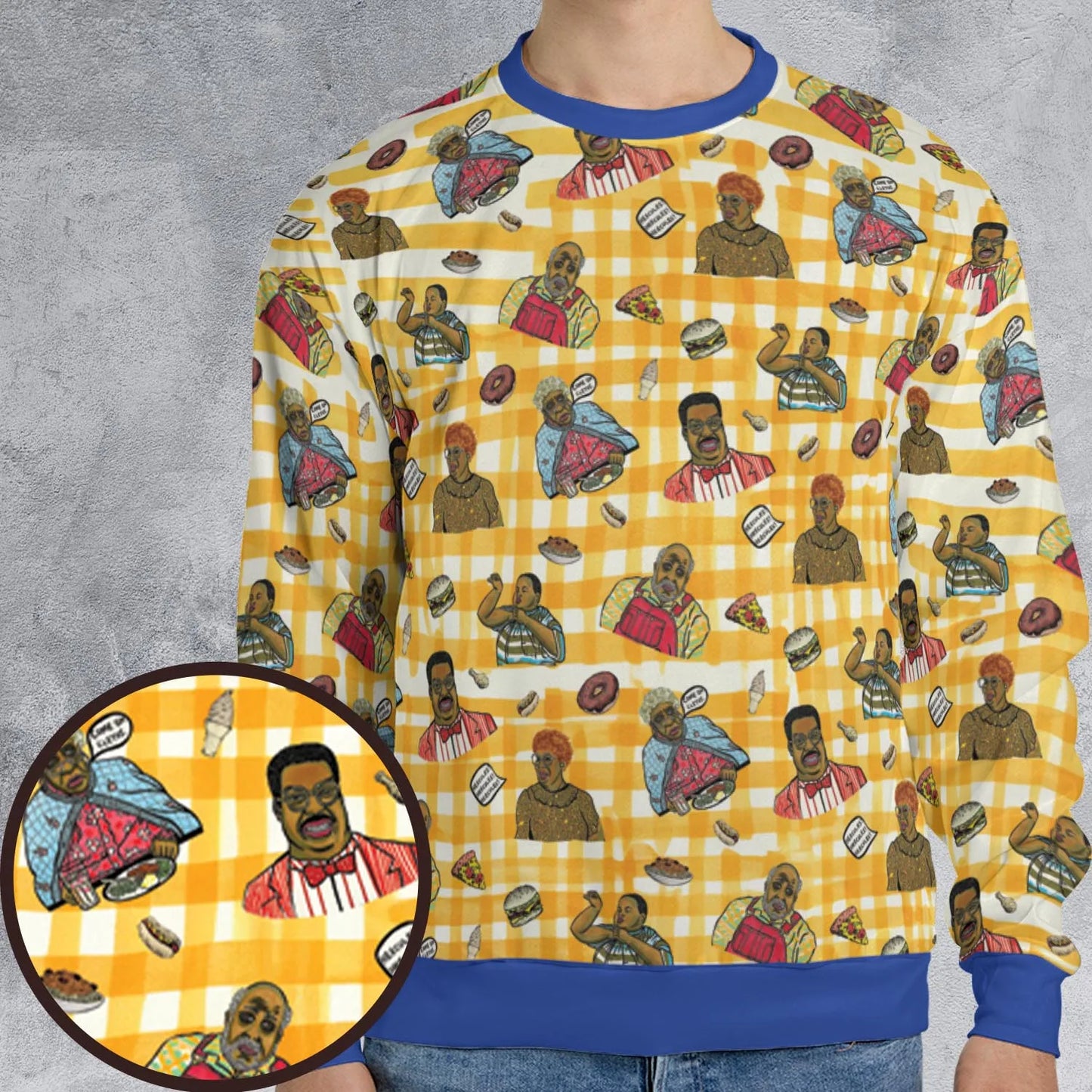 All-over Print Sweatshirt - HED7BW2Q