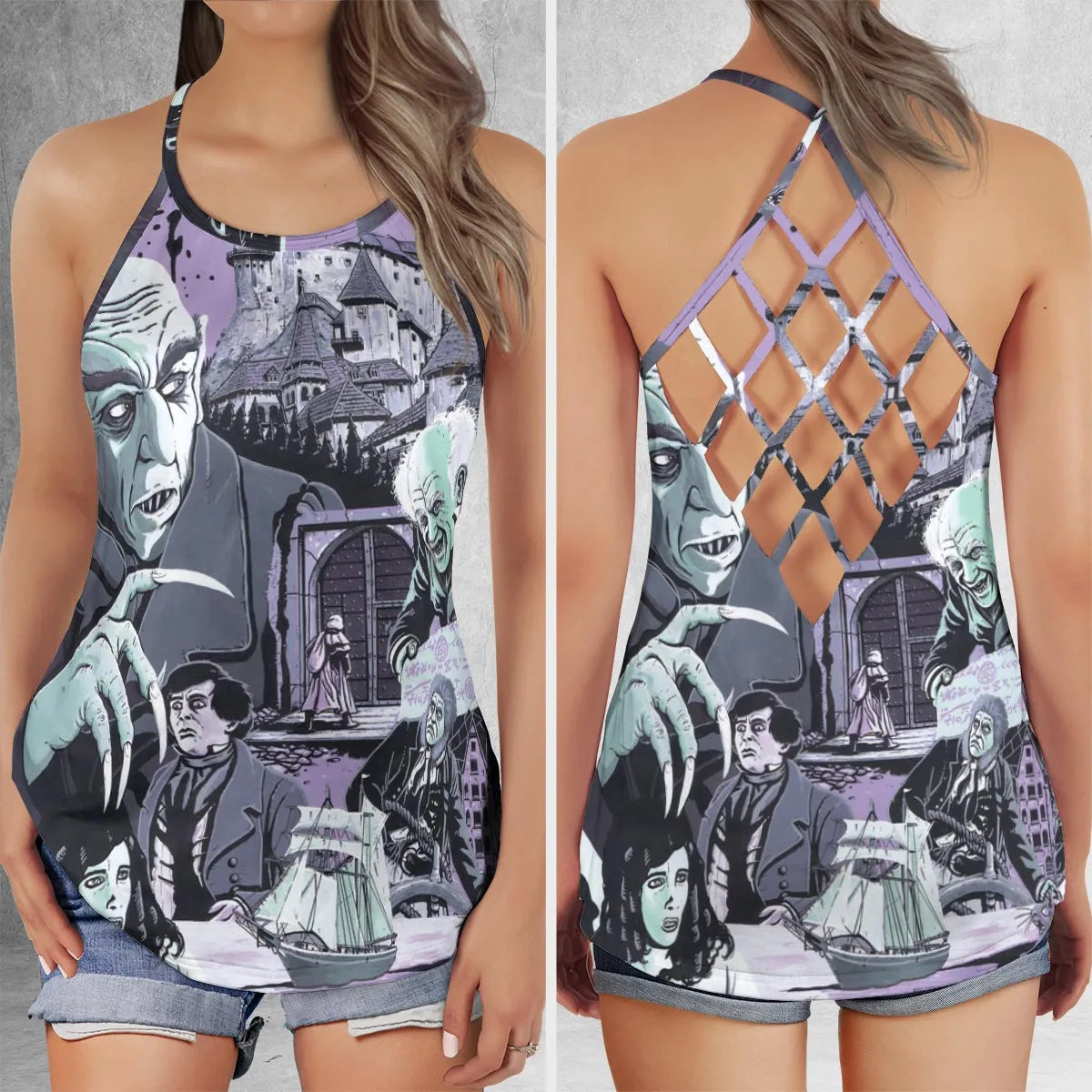 Criss Cross Tank Top - ZTGBTUX3