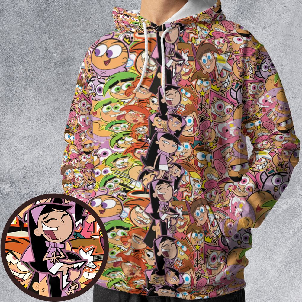 All-over Print Hoodie - J6VVGHQ3 -  - 1