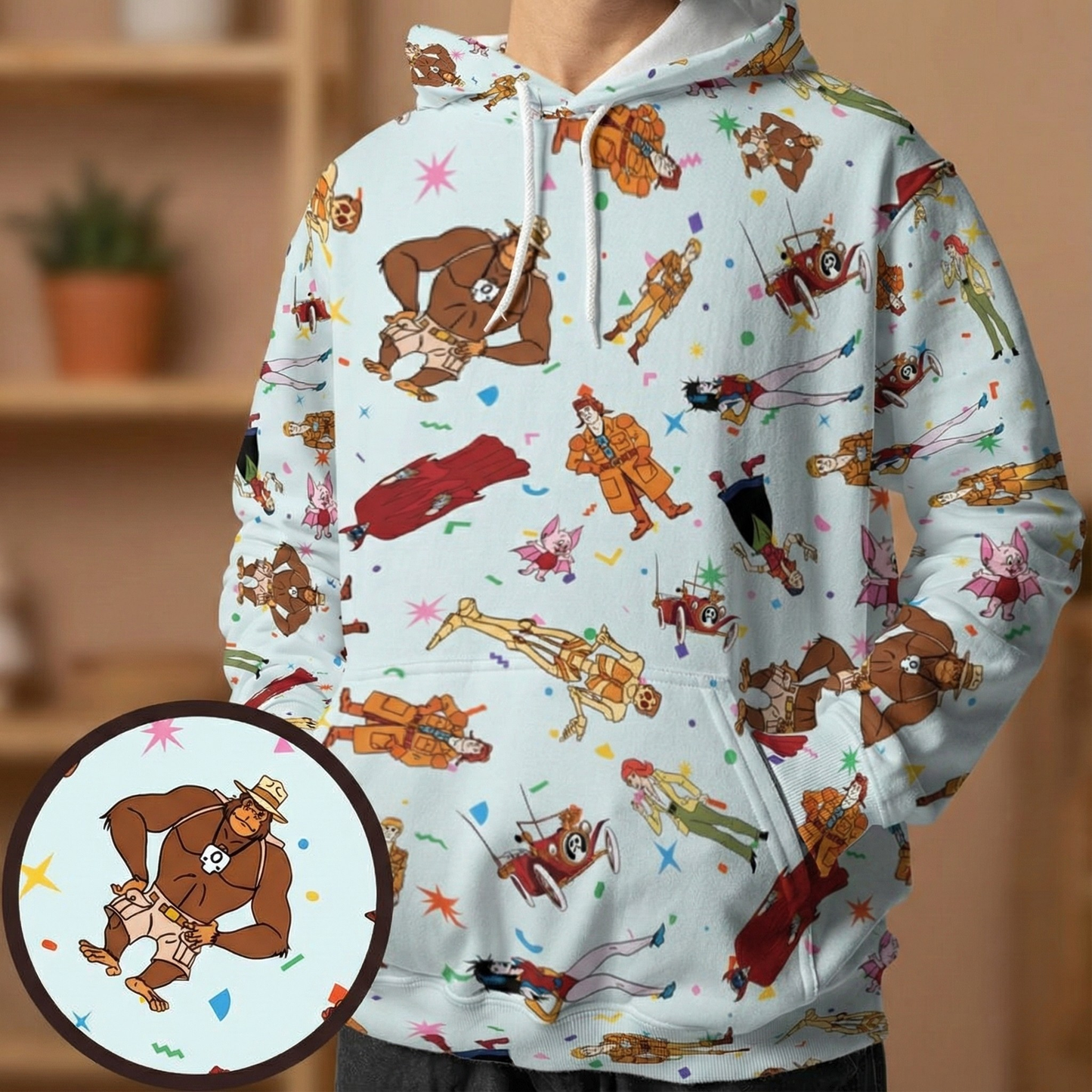 All-over Print Hoodie - 59FCWDNT