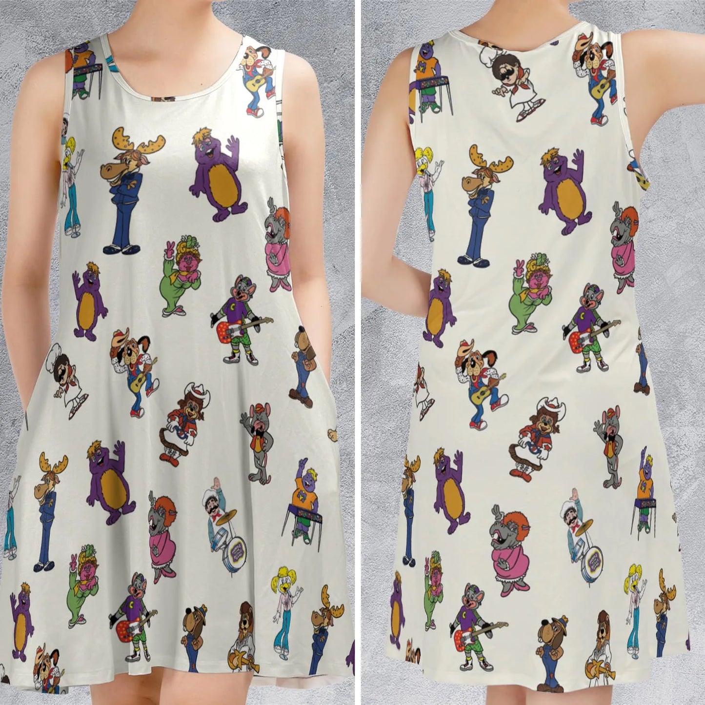 Sleeveless Dress - 3NEHH2TY