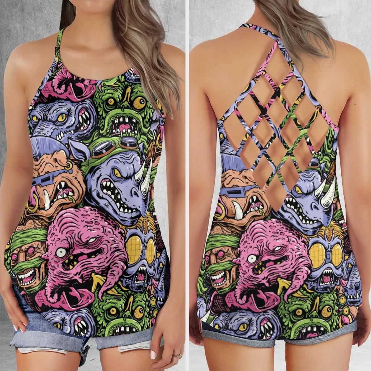 Criss Cross Tank Top - KSHYFKME