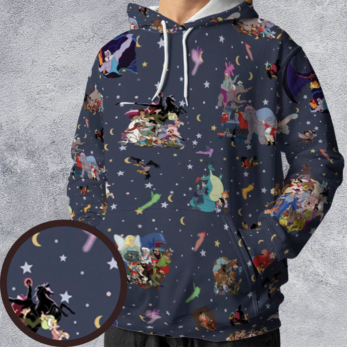 All-over Print Hoodie - 7CT3H3KP