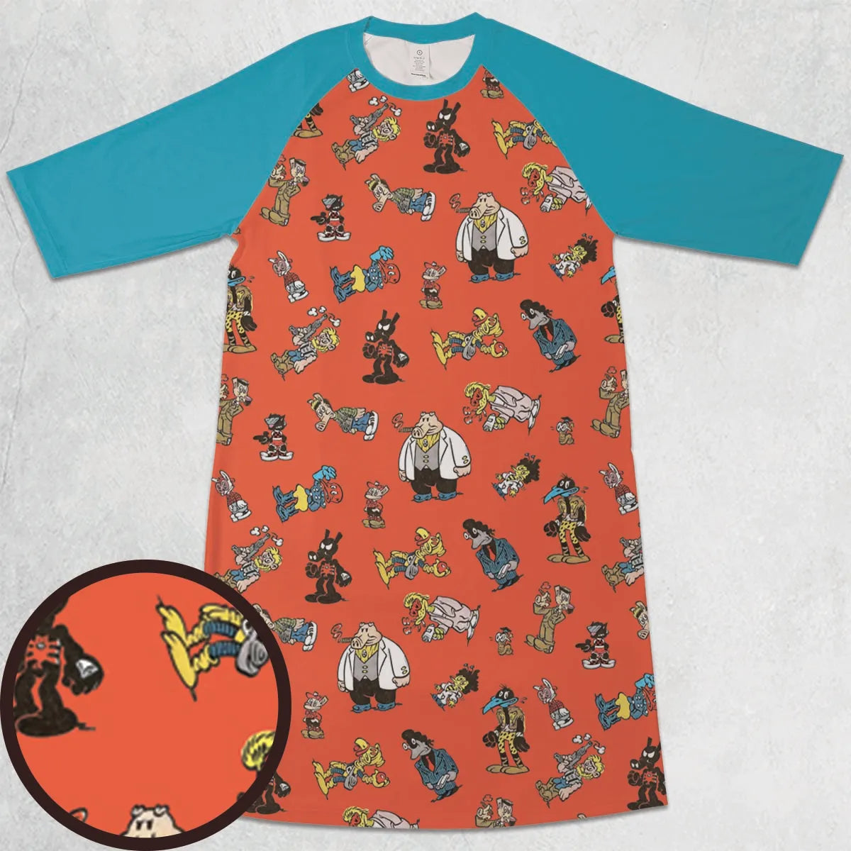 3/4 Sleeve Raglan Dress - UH7E6WZW