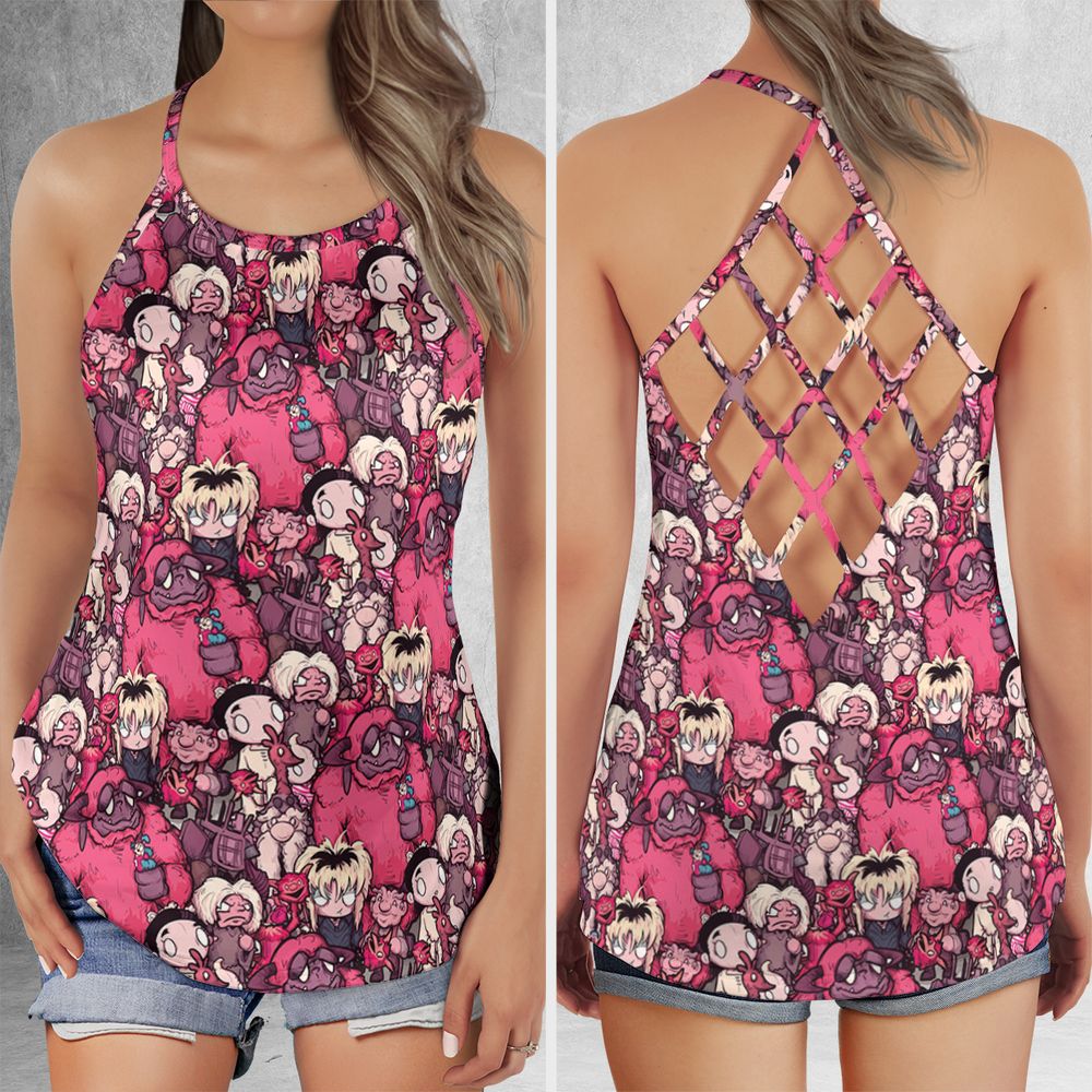 Criss Cross Tank Top - 64CC3MNU -  - 1
