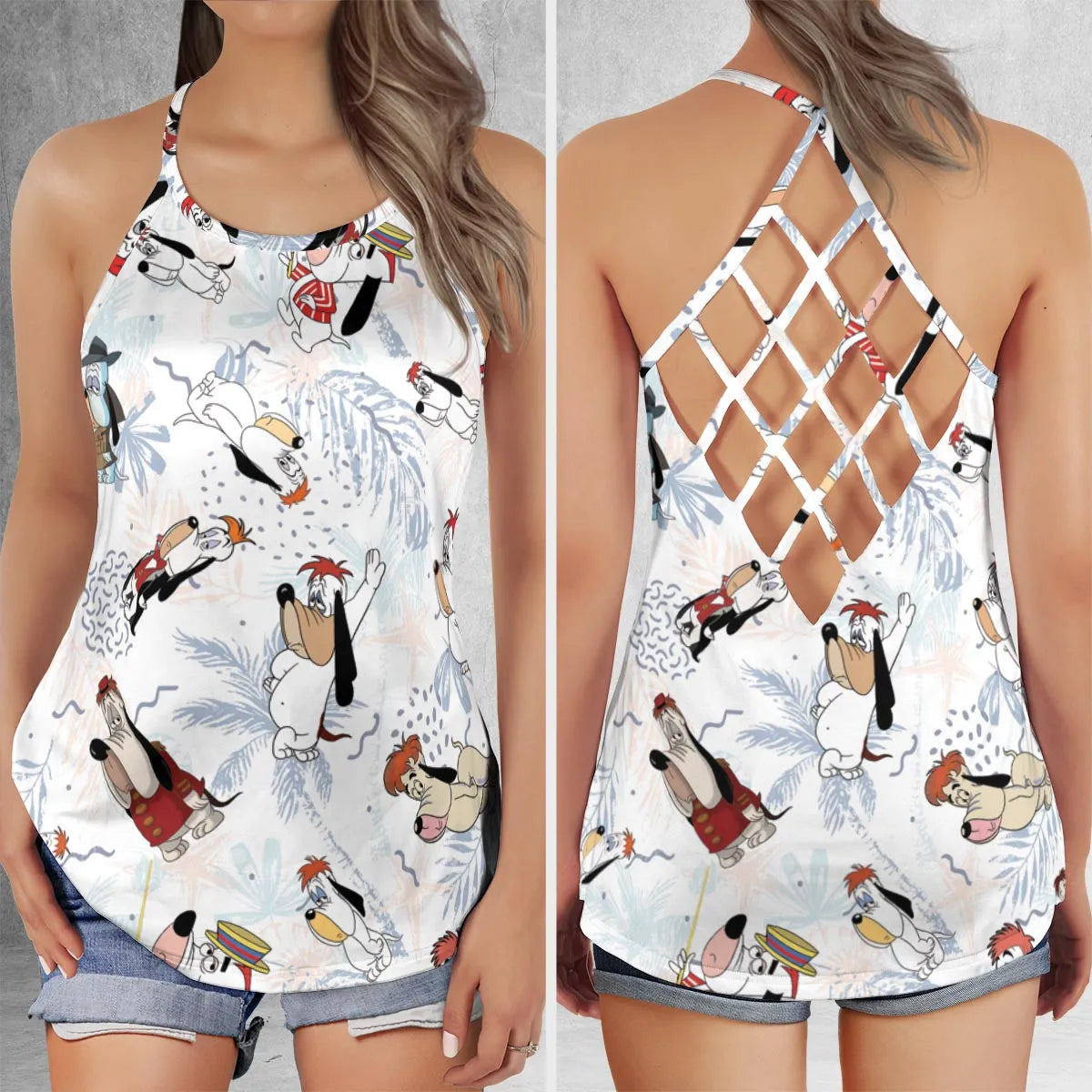 Criss Cross Tank Top - PXAAD1MM