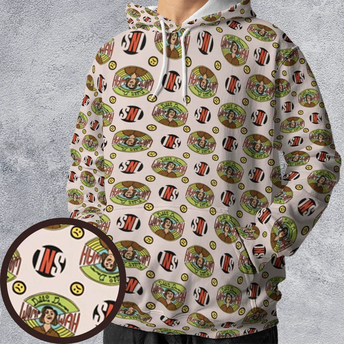 All-over Print Hoodie - RKJP6G1Q