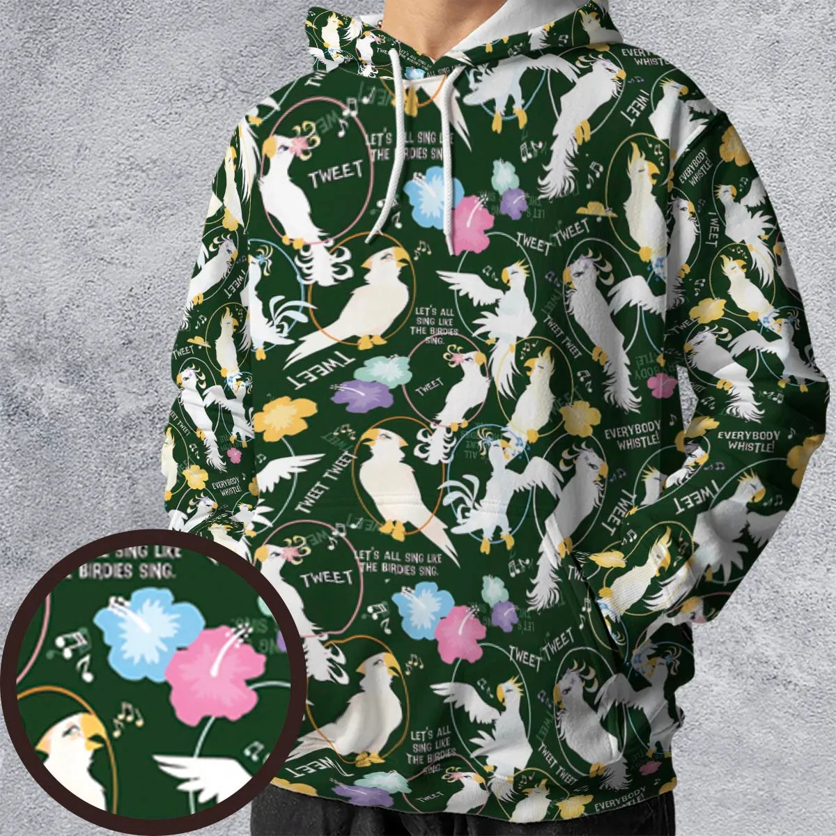 All-over Print Hoodie - RJ3H48XC