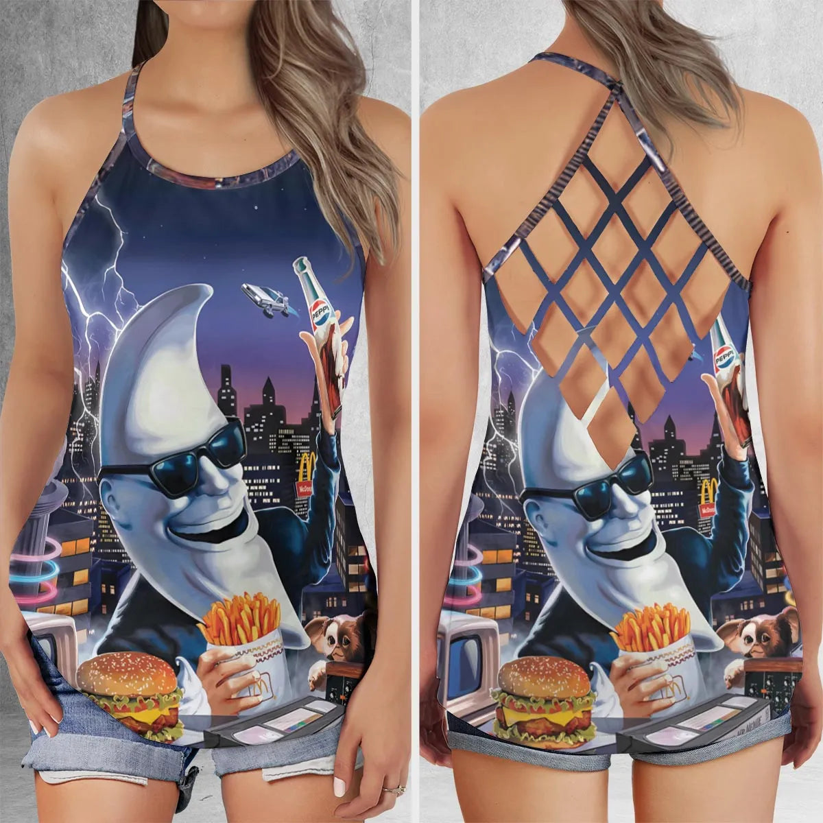 Criss Cross Tank Top - 2K14NUUY