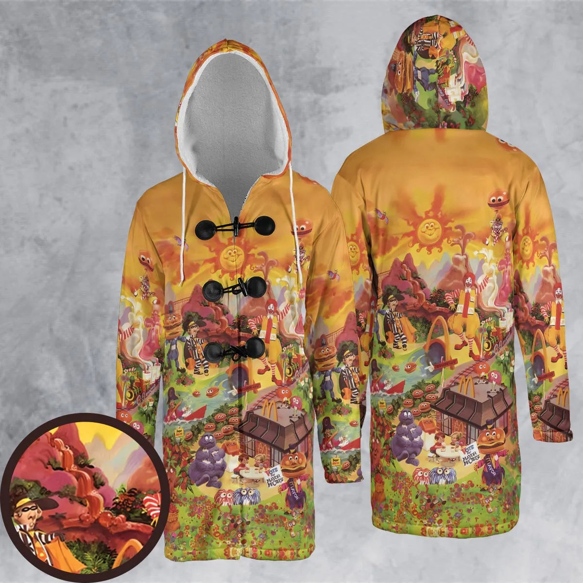 Hooded Cloak Coat - 7EA4U5XC