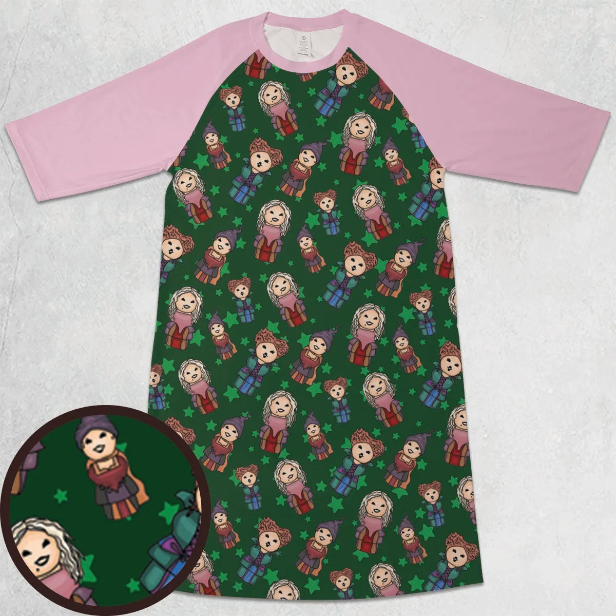 3/4 Sleeve Raglan Dress - ZMCJZ36K