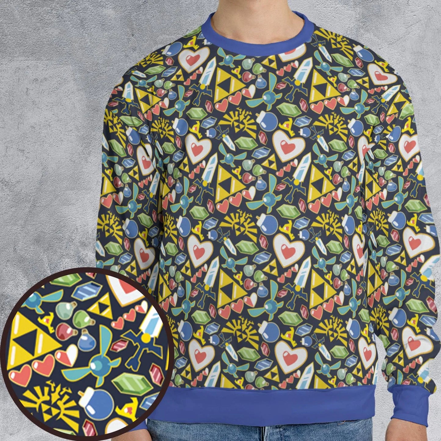 All-over Print Sweatshirt - SG8ZBKSS