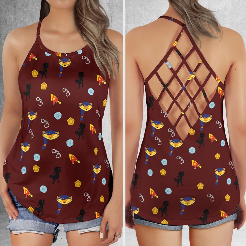 Criss Cross Tank Top - XGJD3MBT -  - 1