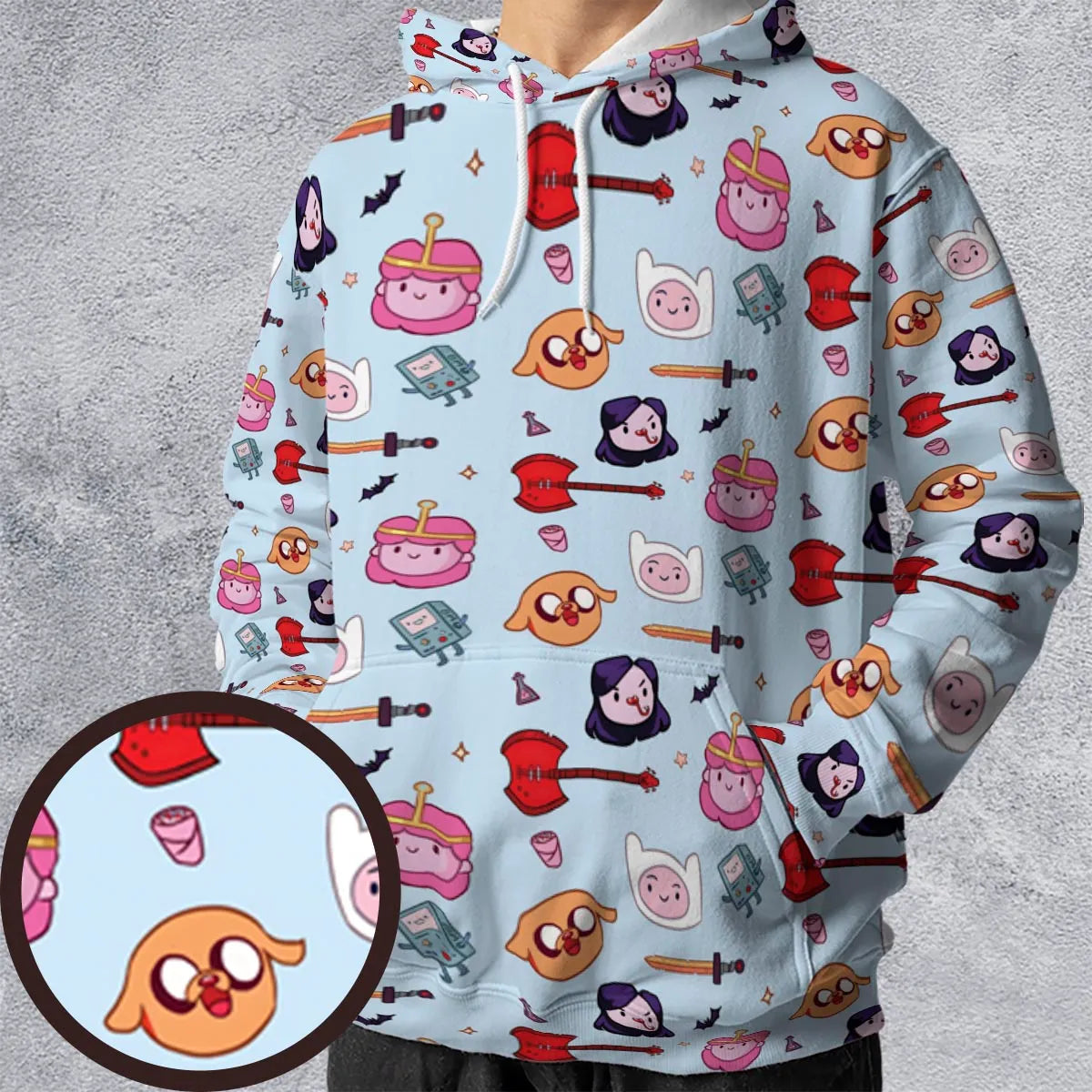 All-over Print Hoodie - 5HAKPNAF