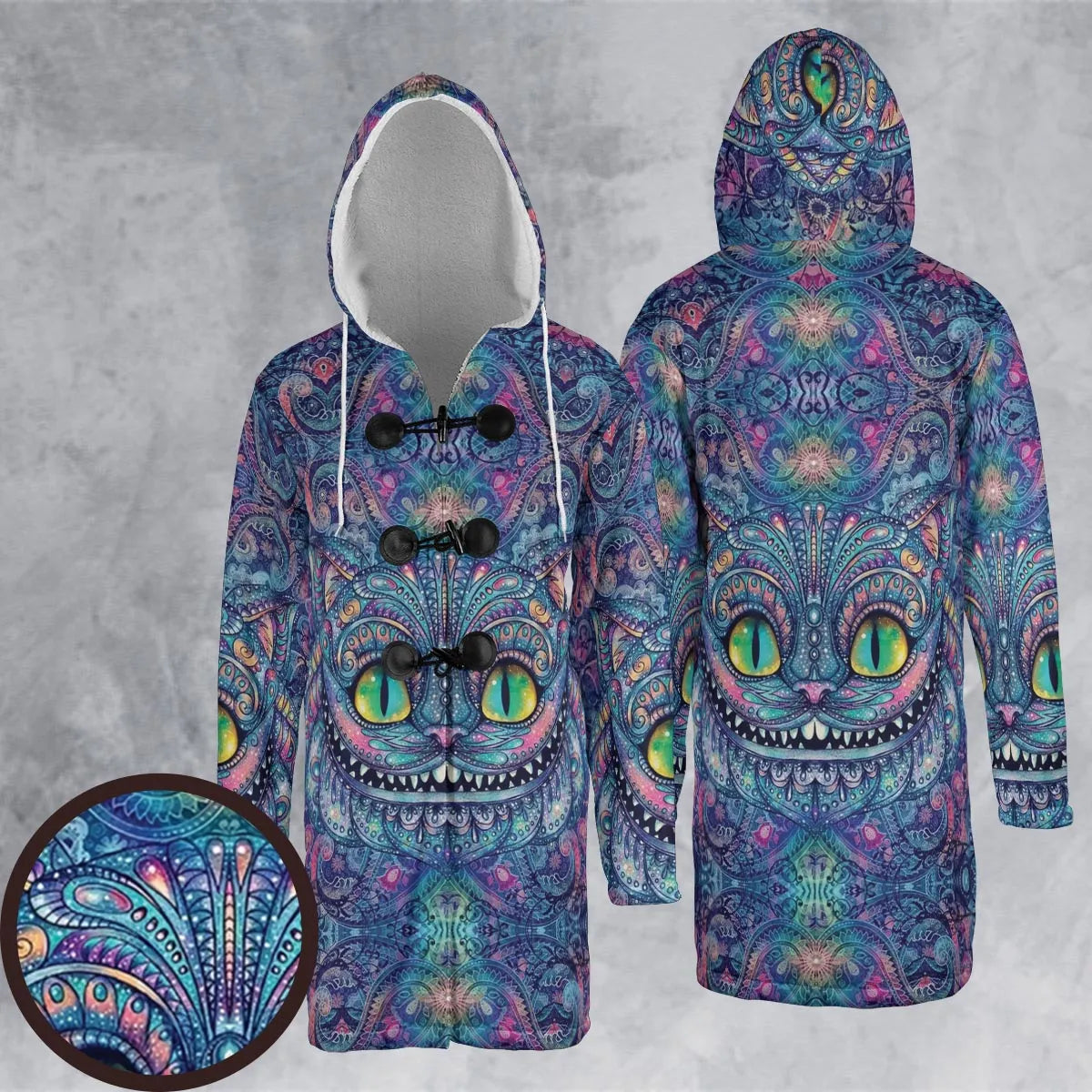 Hooded Cloak Coat - 8N61HB3Q