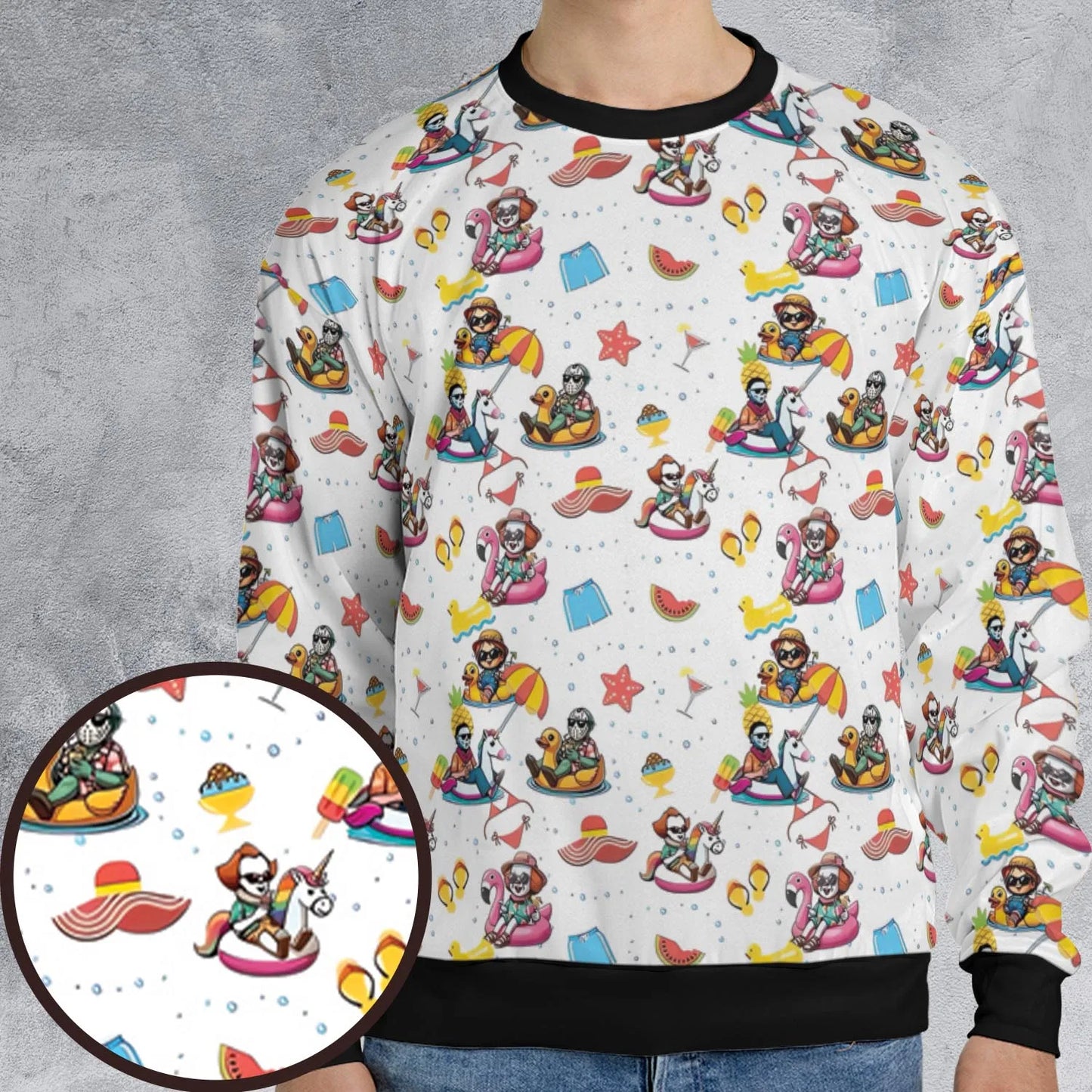 All-over Print Sweatshirt - M75WHF92