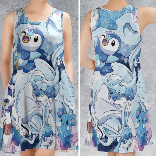 Sleeveless Dress - PQTYVEXD