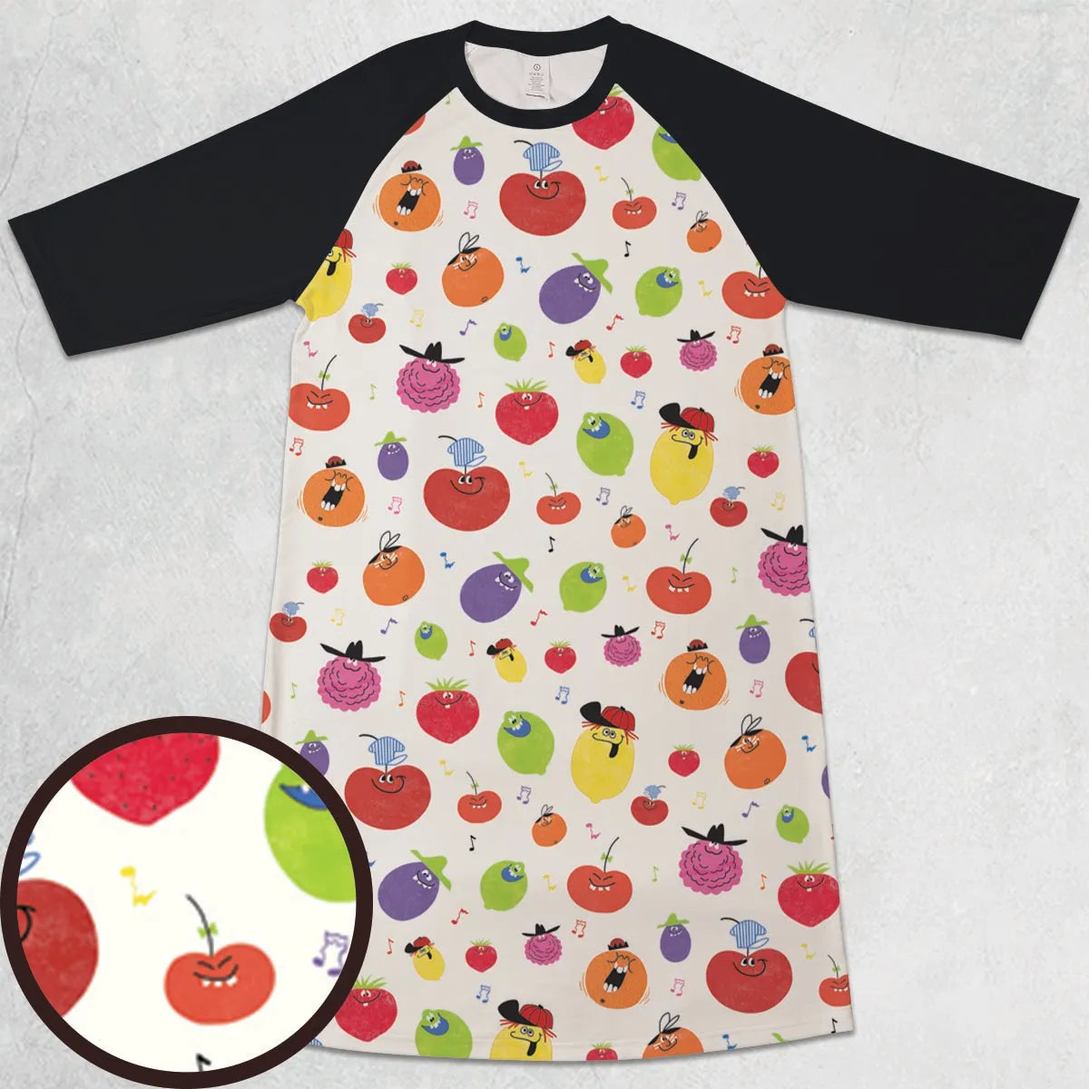 3/4 Sleeve Raglan Dress - 7ZC4SMLF