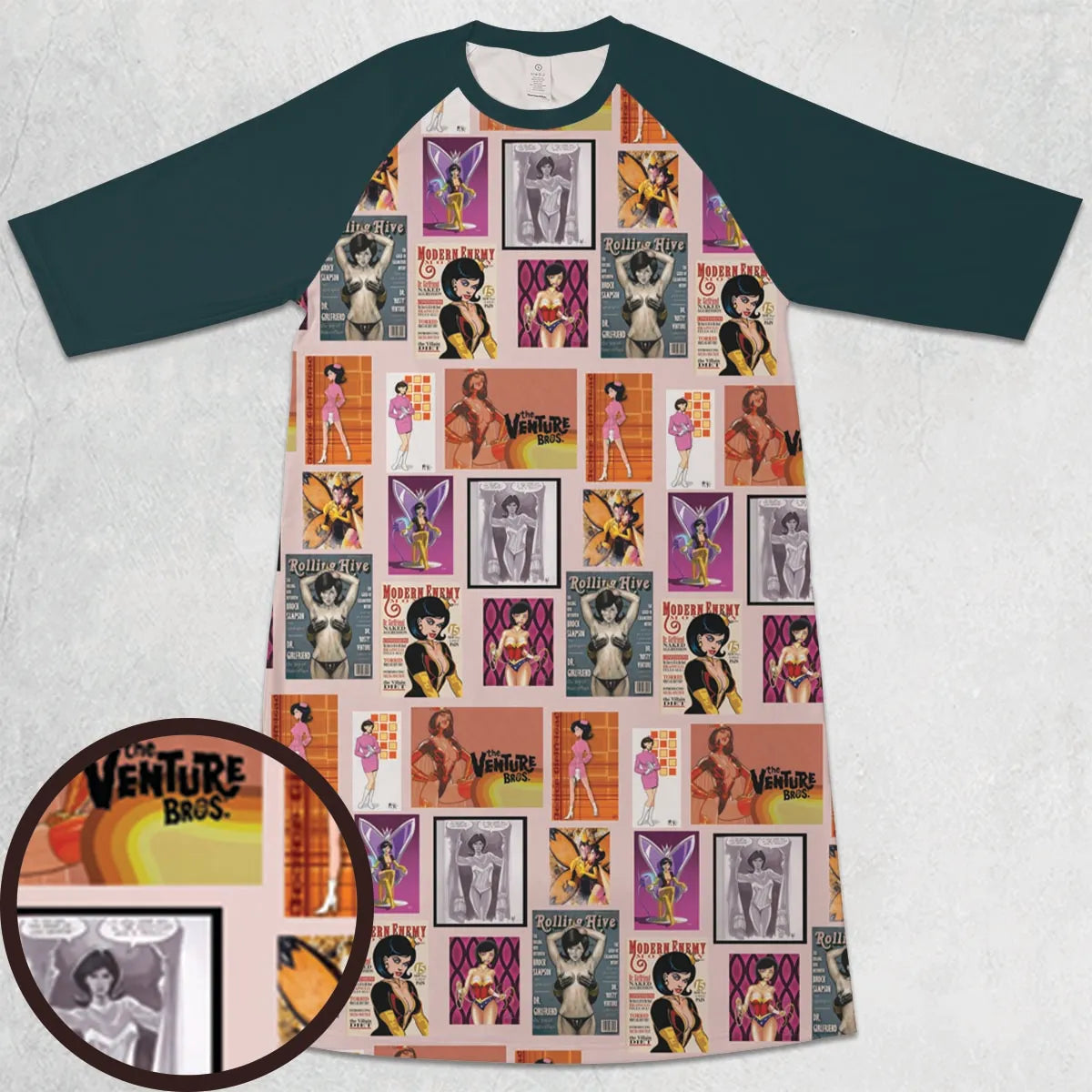 3/4 Sleeve Raglan Dress - K6BDEC38