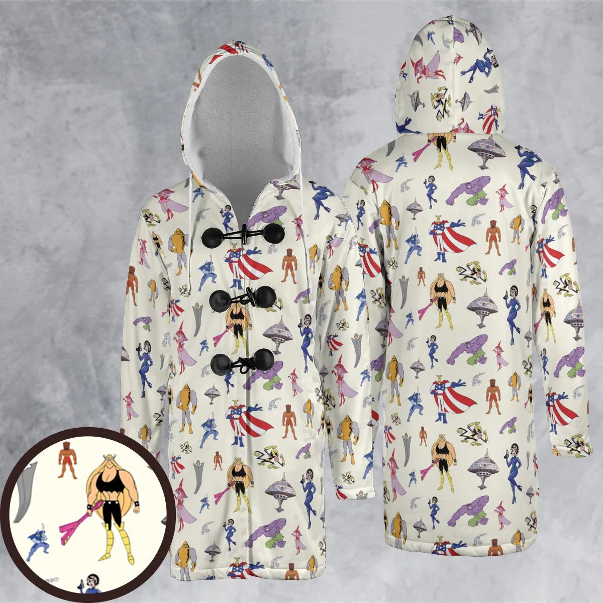 Hooded Cloak Coat - RLQGX6LU