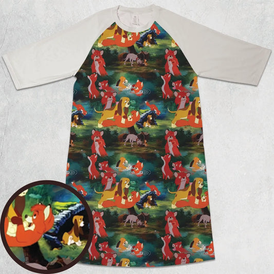 3/4 Sleeve Raglan Dress - BRFWC8Q7