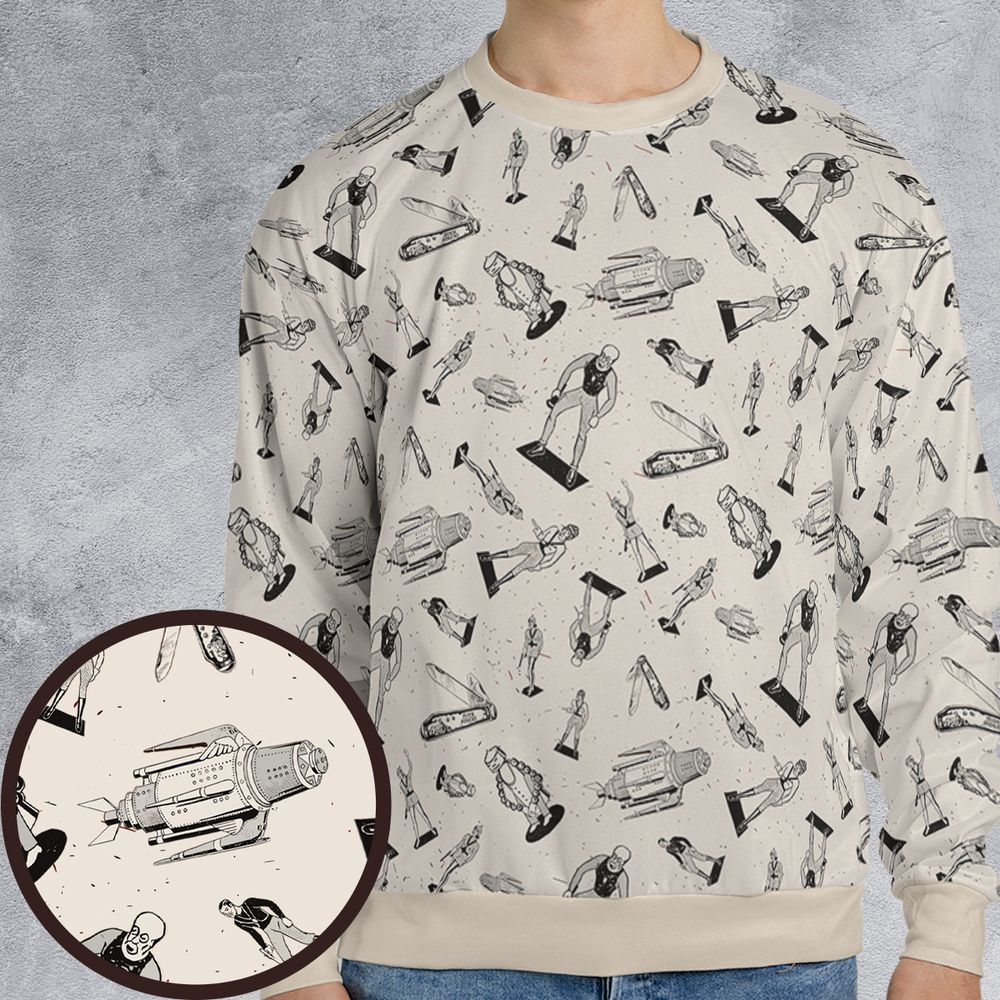 All-over Print Sweatshirt - AWLDS7P4 -  - 1