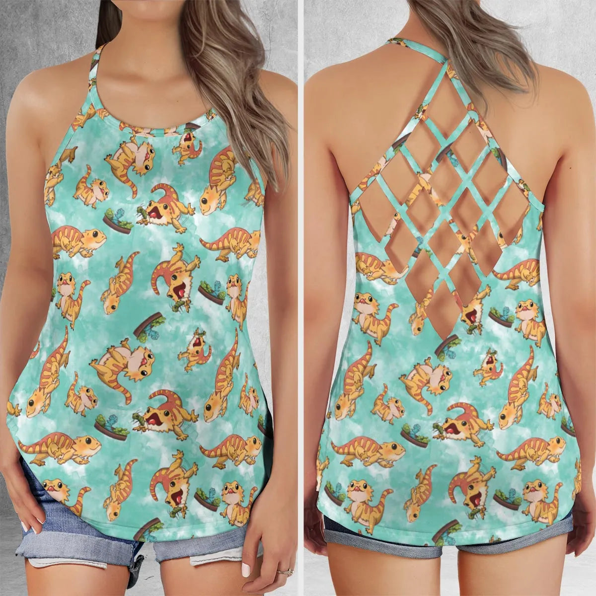 Criss Cross Tank Top - 6BKMV6RR