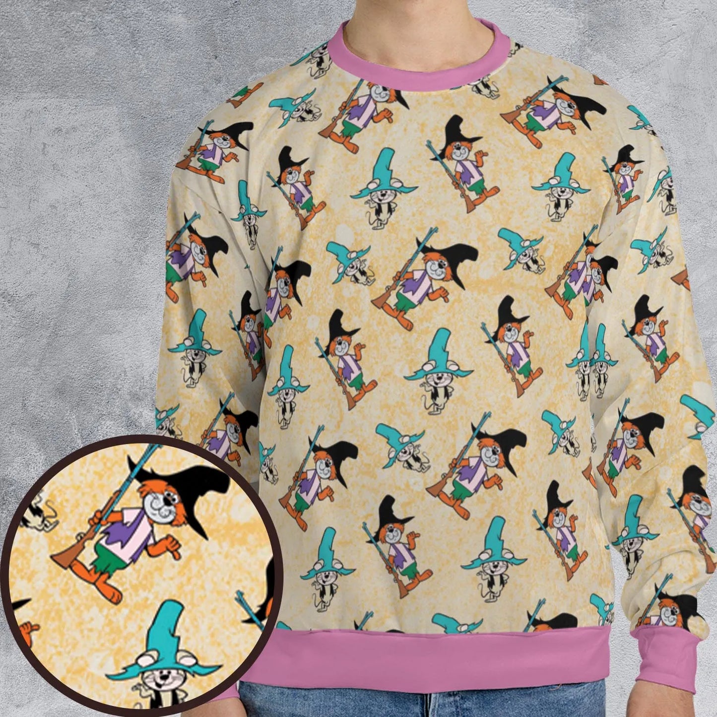 All-over Print Sweatshirt - MQ6B15V1