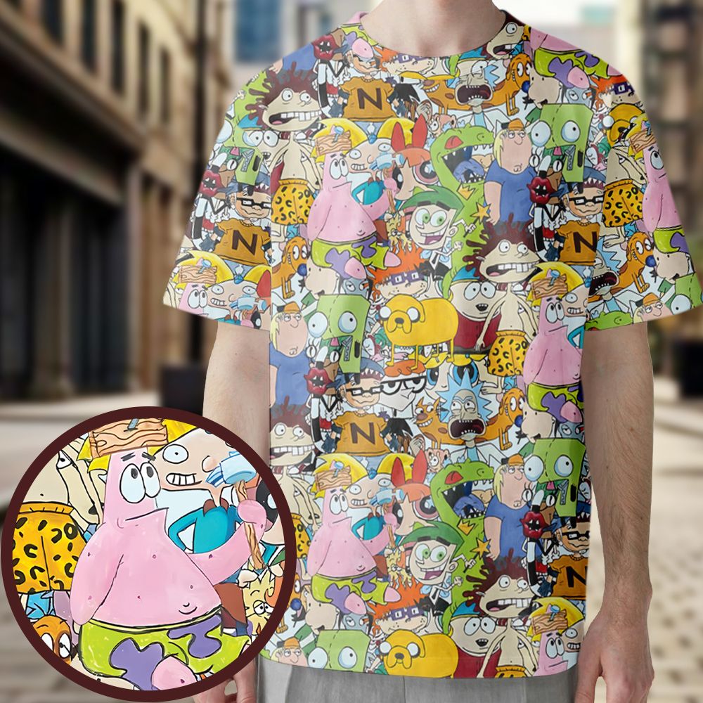 All-Over Print Unisex T-Shirt - KHKG5L5T -  - 1