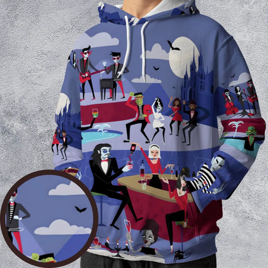 All-over Print Hoodie - K3MUEUQE