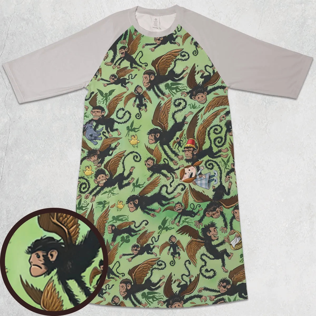 3/4 Sleeve Raglan Dress - G7GLMS5W