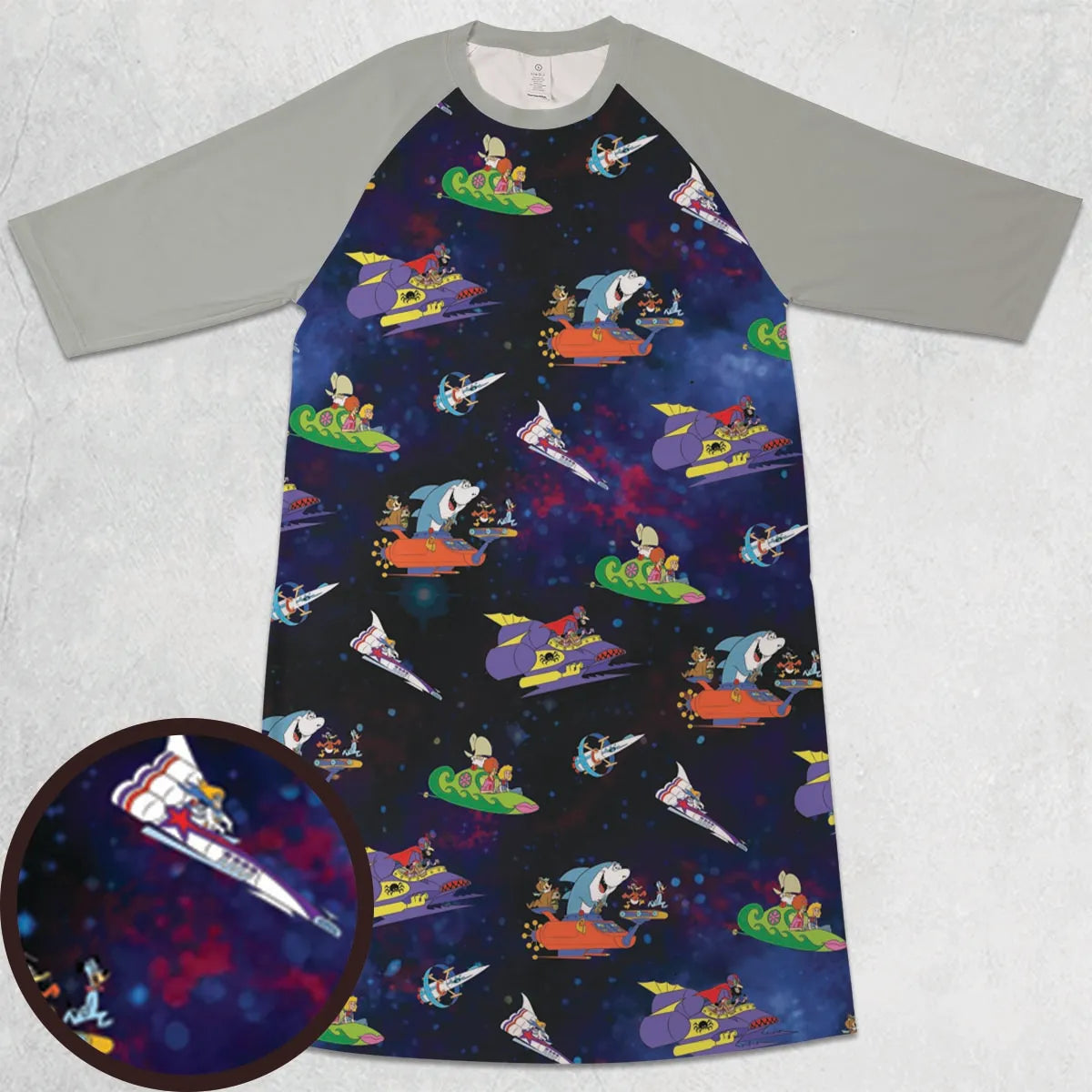 3/4 Sleeve Raglan Dress - 984MBTJZ