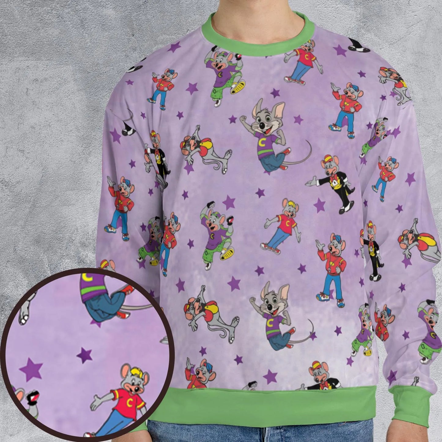 All-over Print Sweatshirt - REFVT2E4